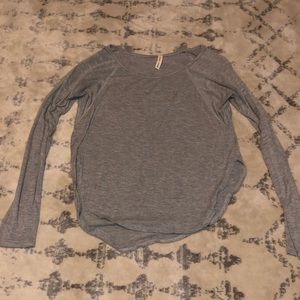 Women’s grey dress shirt